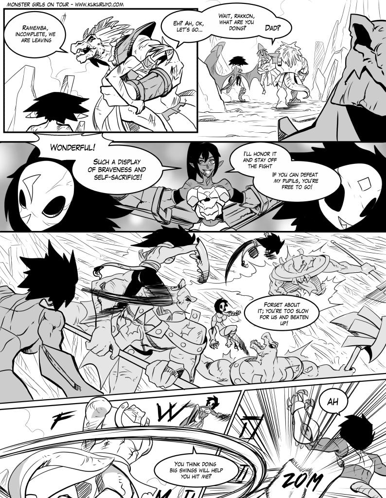 Monster girls on tour - Episode 319, Page 1: Page 319